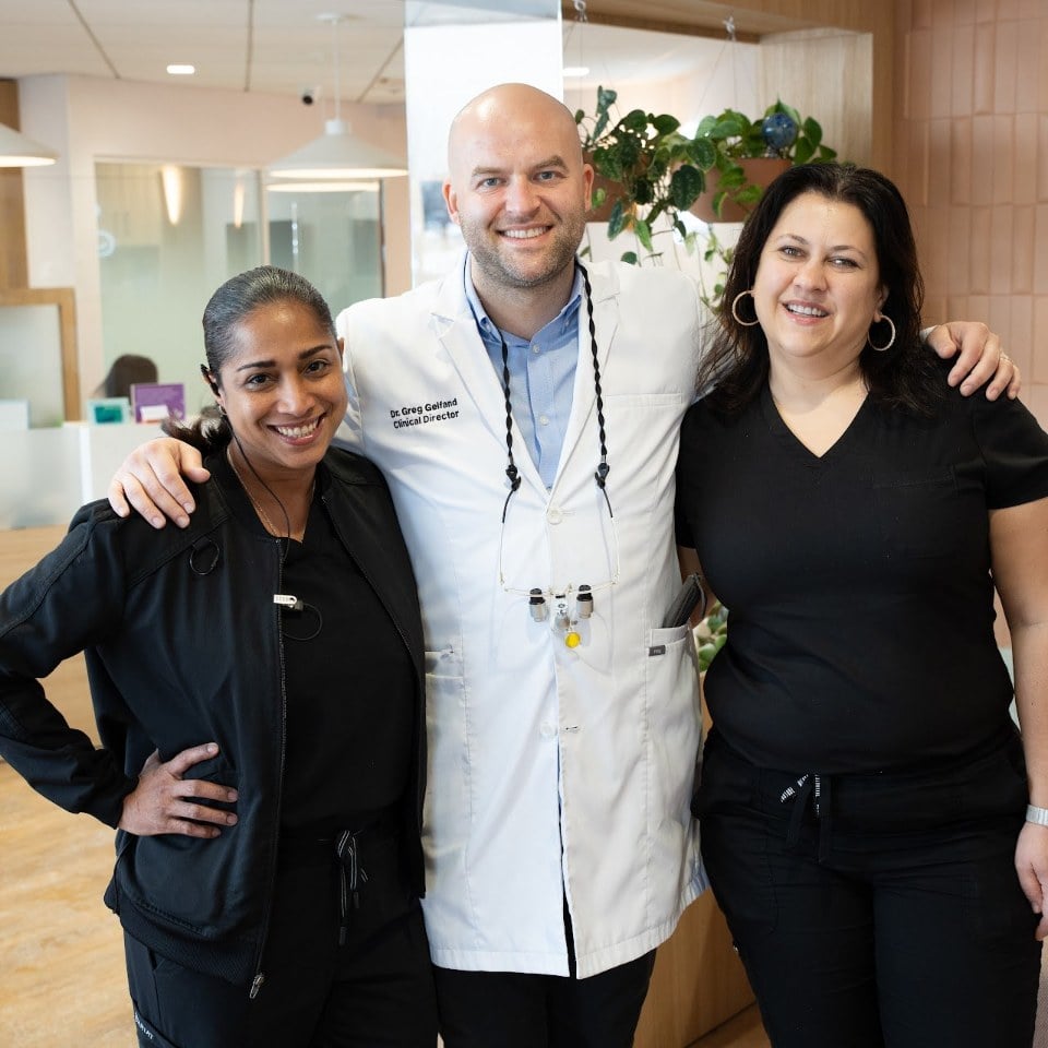 Dr. Greg Gelfand with the Gentle Dental team
